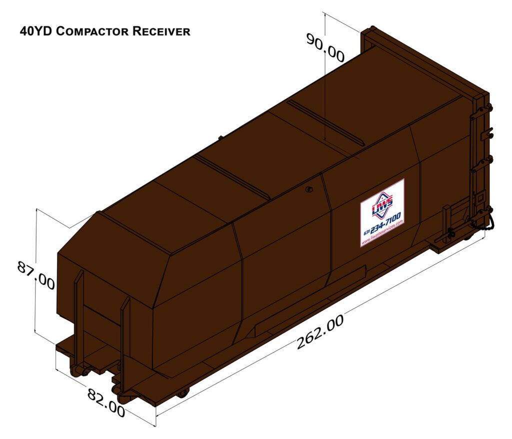 40 Yard Compactor Receiver