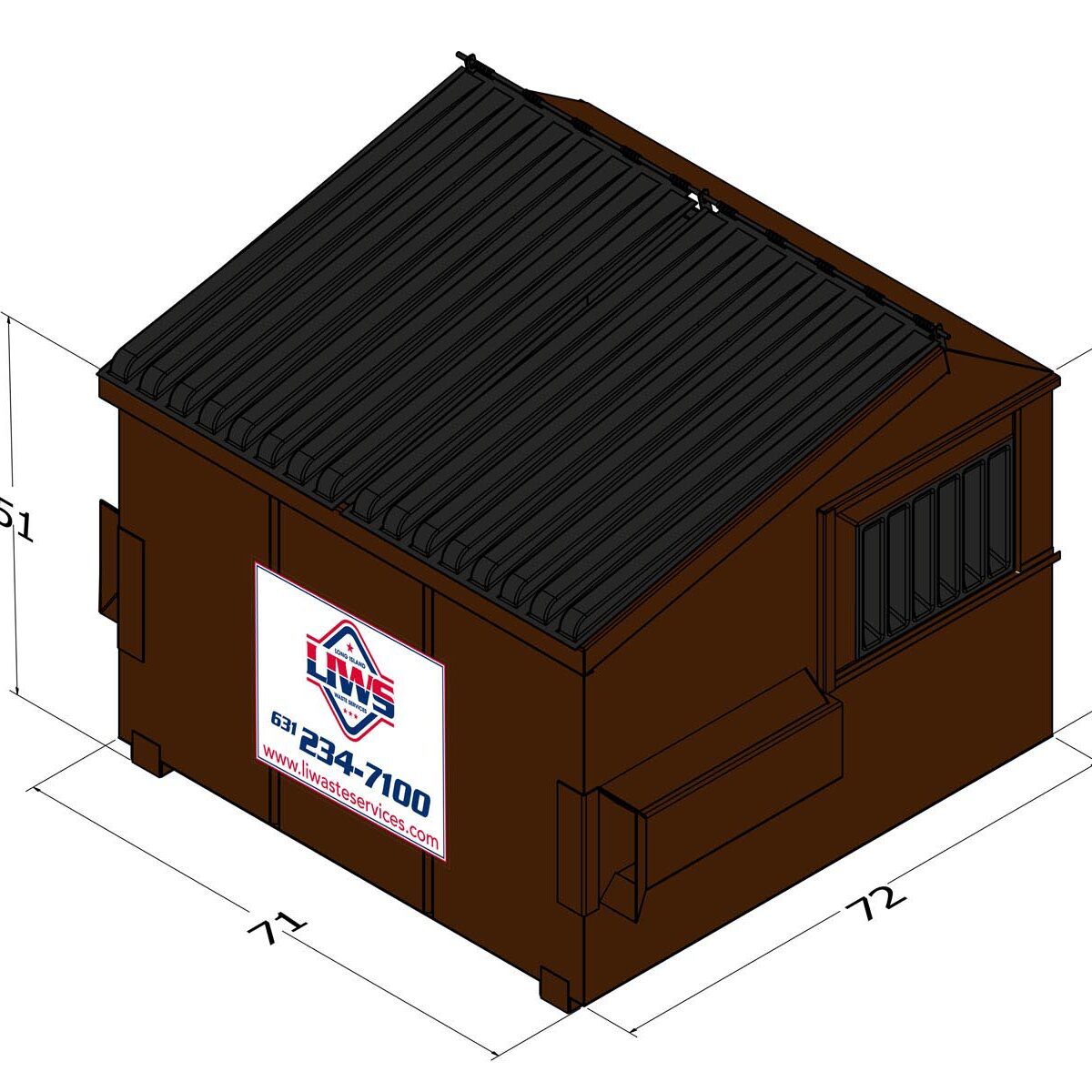 6 Yard Front Load Slant